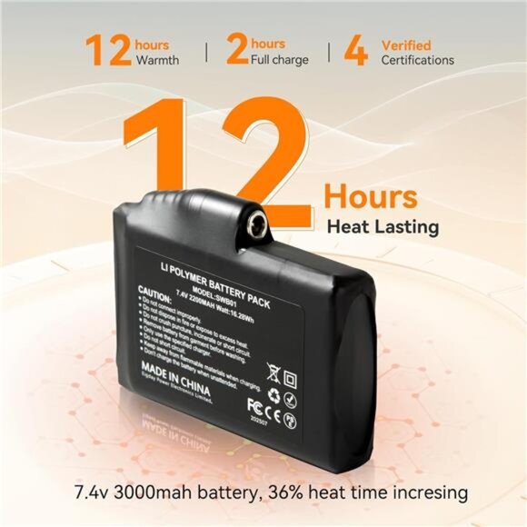 New Heated Gloves for Men Women, Rechargeable Electric Heated Leather - Picture 2 of 7